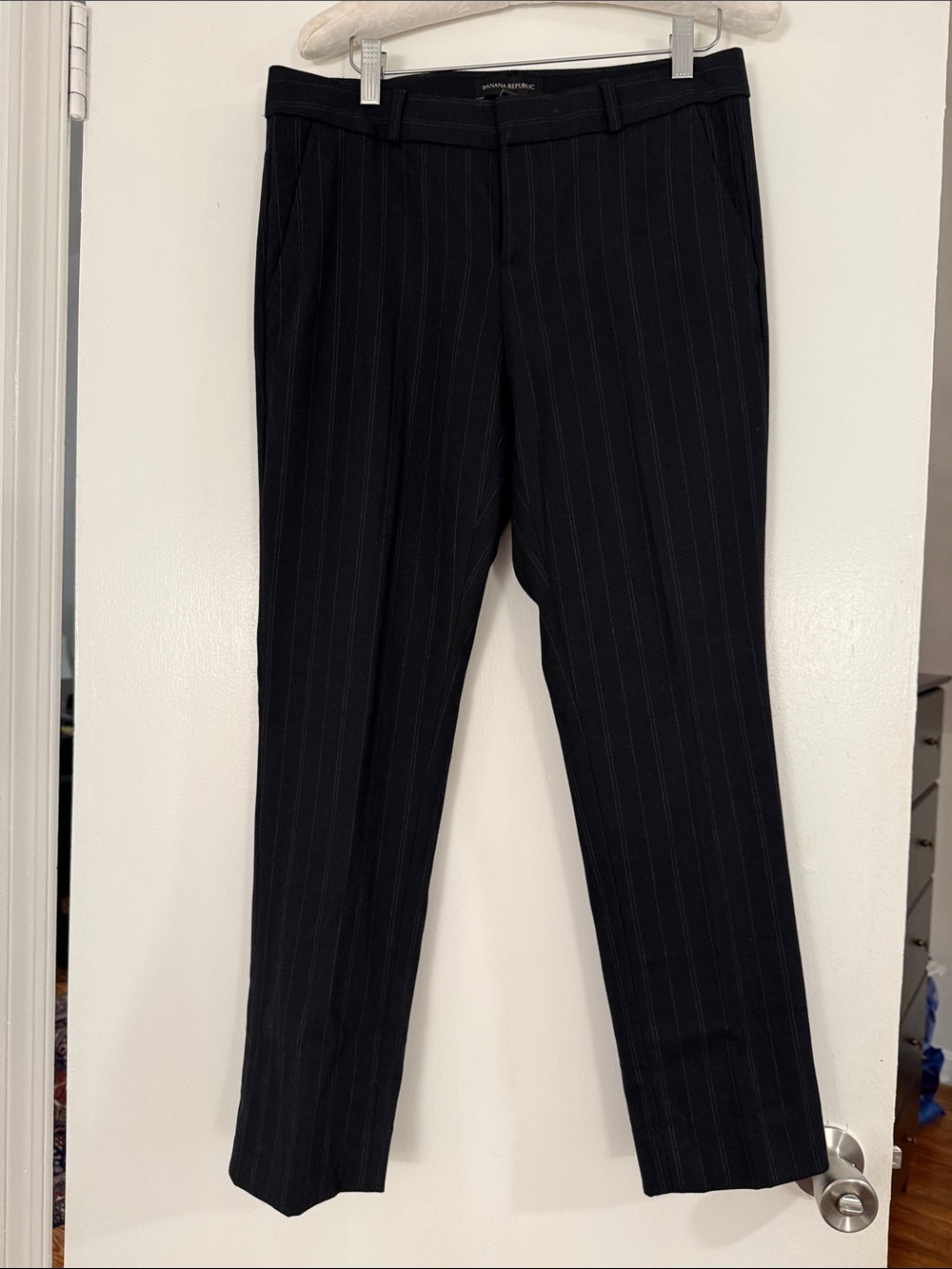 Women’s Banana Republic Charcoal Pinstripe Dress Pants